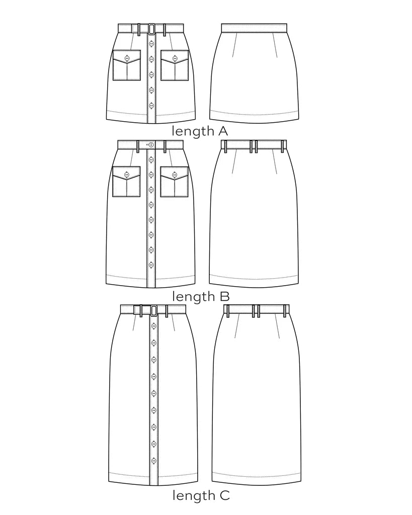 Blair Skirt Sewing Pattern - True Bias