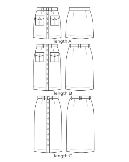 Blair Skirt Sewing Pattern - True Bias