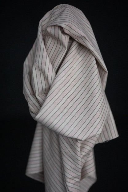 Pink Fir Stripe Handwoven Indian Cotton - Merchant & Mills
