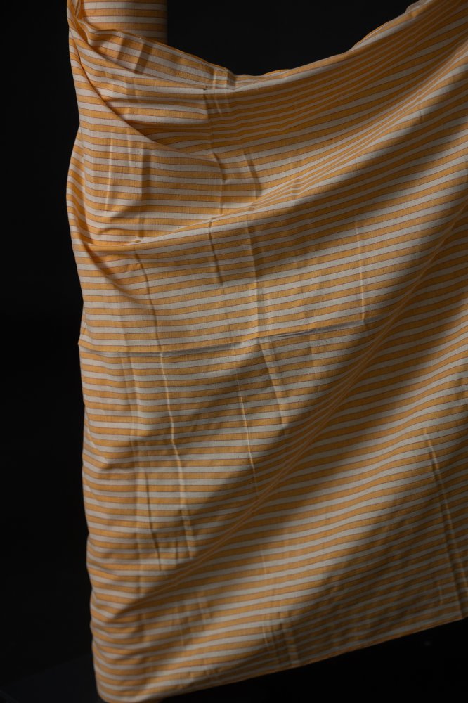 Kumquat Stripe Handwoven Indian Cotton - Merchant & Mills