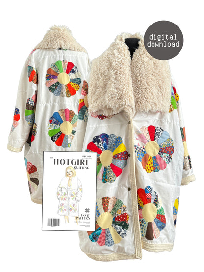 Coat - PDF Pattern - Hot Girl Quilting