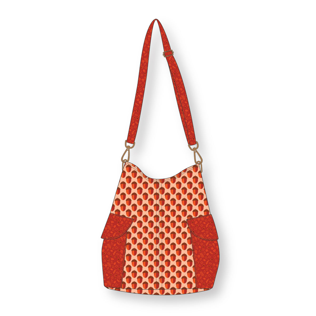 Little Fox - Navy - Jojulein Design - Foxwood - Cloud 9 Fabrics - Organic Cotton Poplin