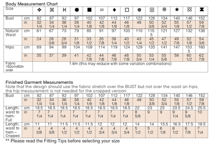 Essential Edit Top Sewing Pattern - Size Me