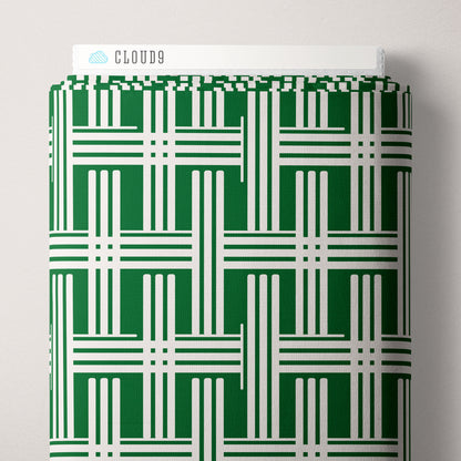 Rami - Green - Amy MacCready - Elegant Estuaries - Cloud 9 Fabrics - Duck Canvas
