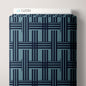 Rami - Blue - Amy MacCready - Elegant Estuaries - Cloud 9 Fabrics - Duck Canvas