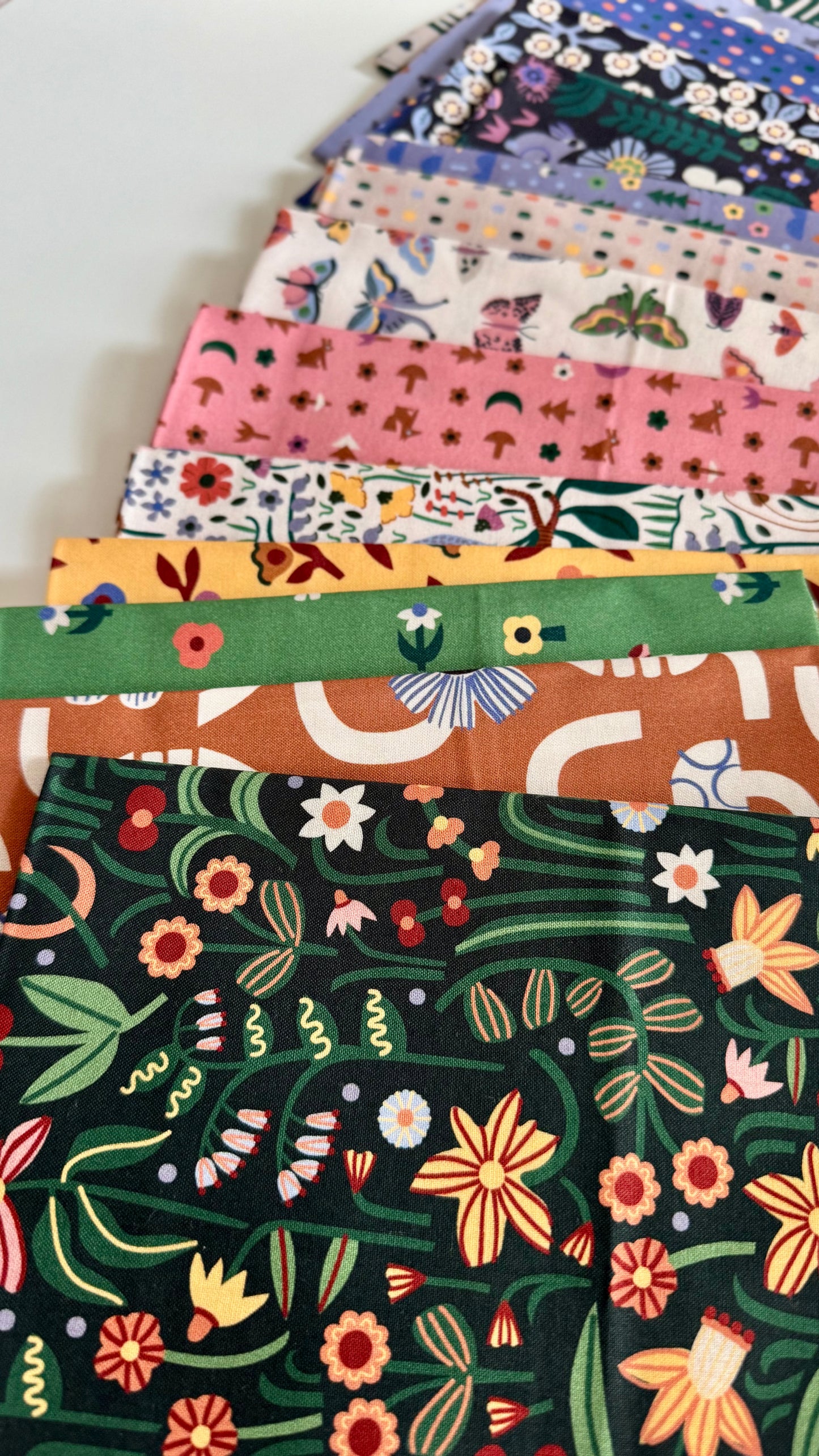 Nightdreams - Fern Grove - Leah Duncan - Cloud 9 Fabrics - Poplin