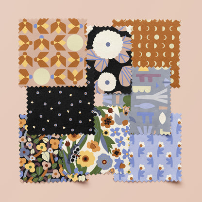 Evening Bloom - Ivory - Firefly Moon - Leah Duncan - Cloud 9 Fabrics - Poplin