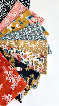 Elodie - Flower Garden - Hang Tight Studio - Cloud 9 Fabrics - Poplin
