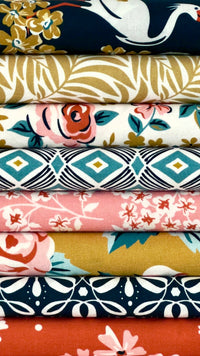 Elodie - Flower Garden - Hang Tight Studio - Cloud 9 Fabrics - Poplin