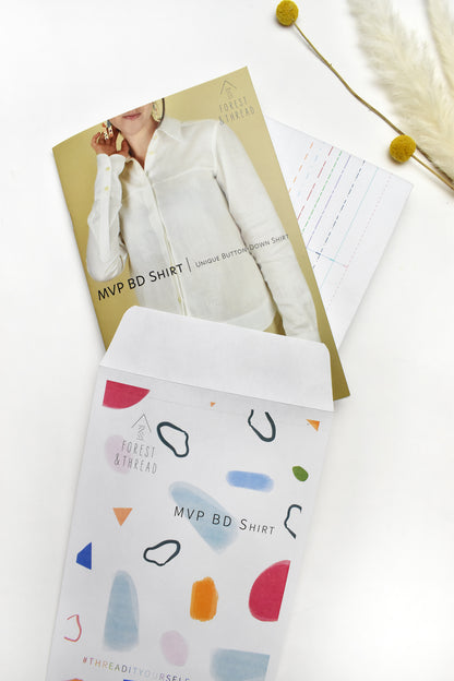 MVP BD Shirt Paper Sewing Pattern - Izzie