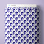 Acorns - Blue - Jojulein Design - Foxwood - Cloud 9 Fabrics - Organic Cotton Poplin