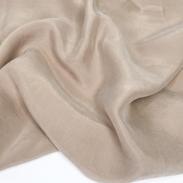 Geneva Sand-Washed Cupro/Rayon Woven - Mink