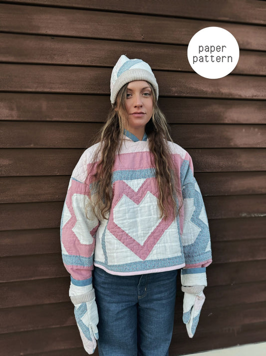 Hoodie - Paper Pattern - Hot Girl Quilting