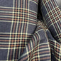 Oxford Row Linen Cotton Check "Luxury Brand Deadstock" Shirting / Suiting - Made in Italy