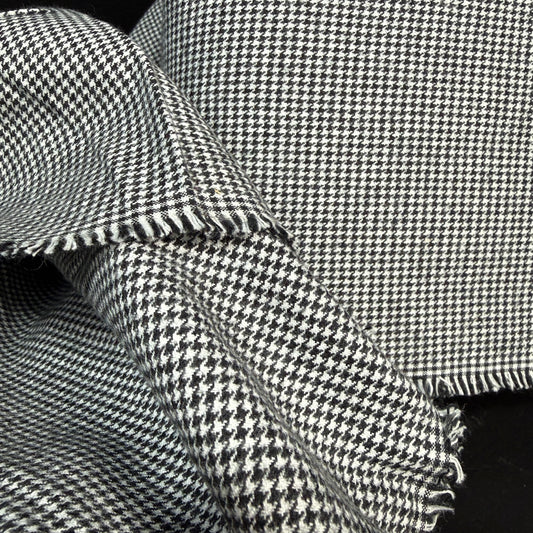 Black/White Check Flannel - Deadstock