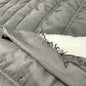 Insulated Quilted Fabric - Black (Double Sided) - Lines Pattern (Deadstock)