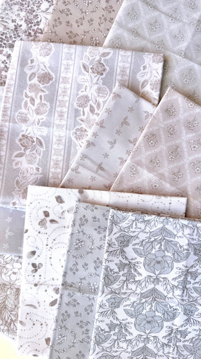 Alyssum Harmony Ring - Gentle Whispers - Trisha Patel - Cloud 9 Fabrics - Poplin