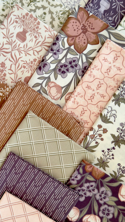 Hushed Rows - Lisee Ree Designs - Midwinter Memories - Cloud 9 Fabrics - Organic Cotton Poplin