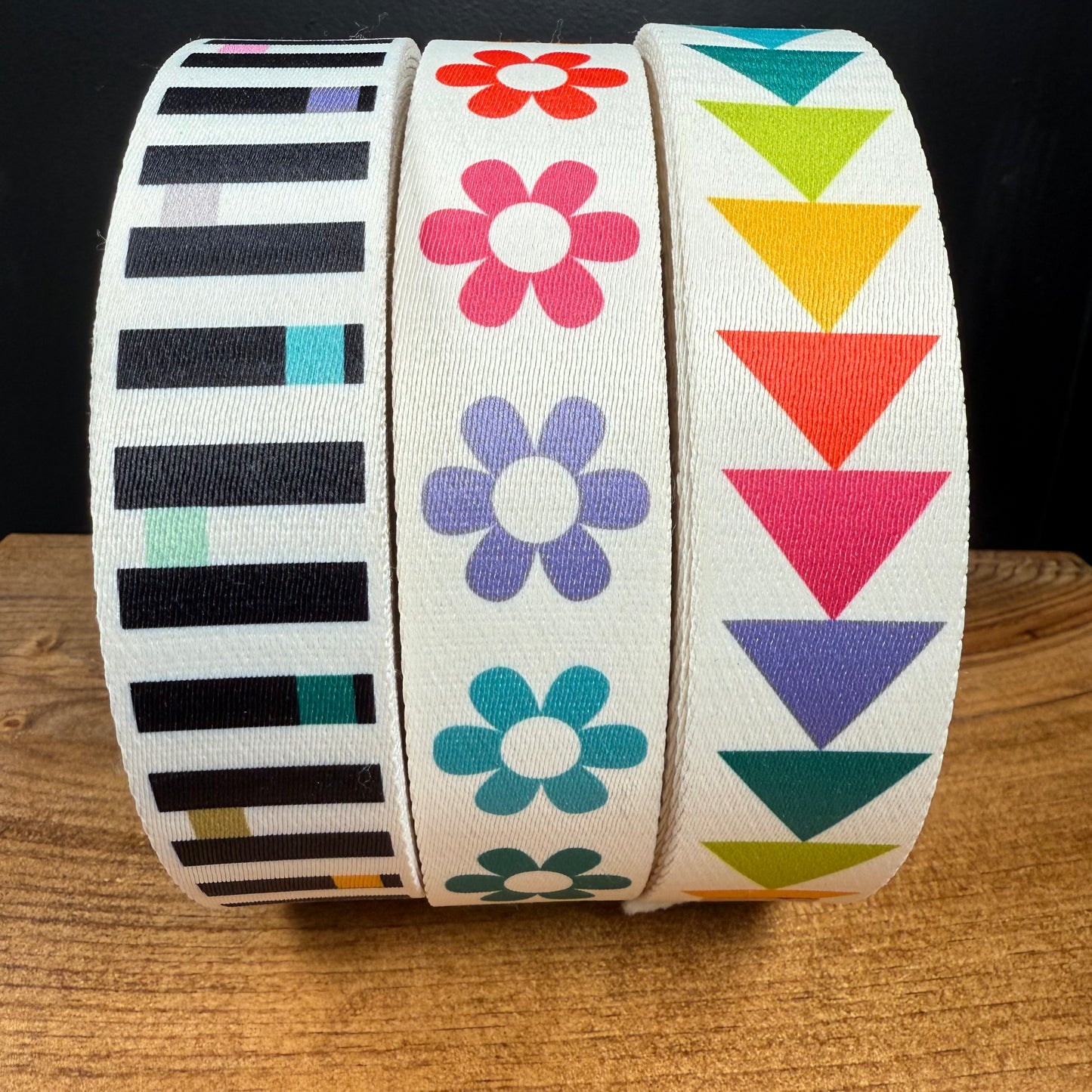 Quilting Geese Webbing - Two Stitches Patterns - 38mm/ 1.5" (sold by the meter)