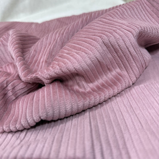 Organic Cotton 4.5 Wale Jumbo Corduroy - Rose Dust