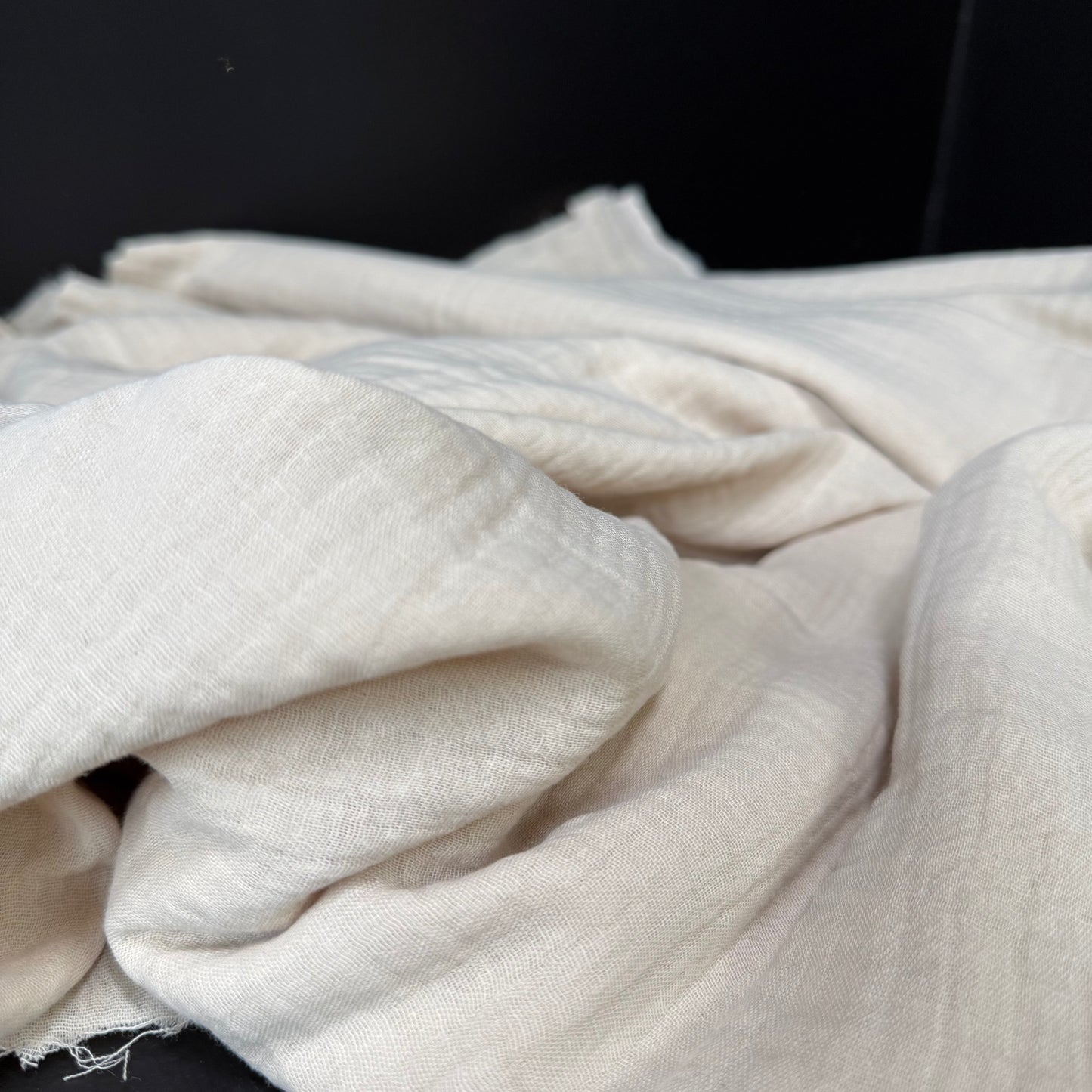 Organic Cotton Double Gauze - Pebble