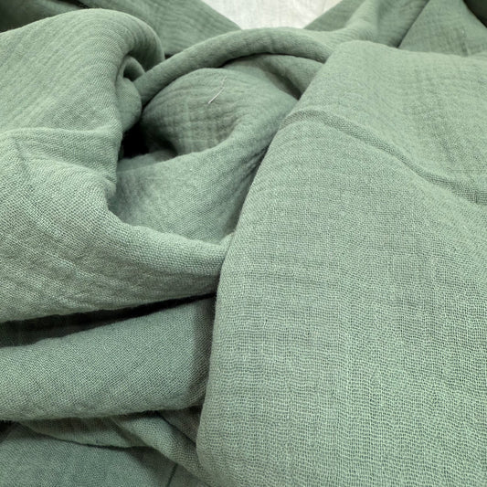 Organic Cotton Double Gauze - Fern Whisper