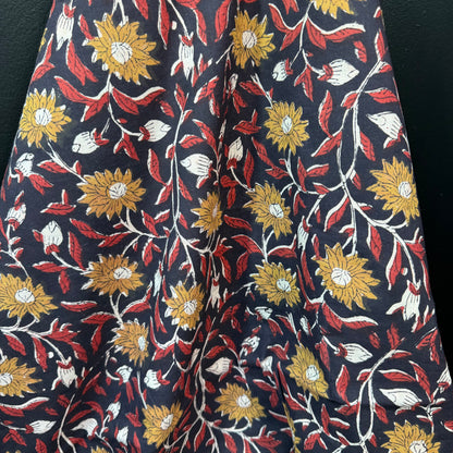 Rustic Sunburst - Bagru Indian Cotton Block Print