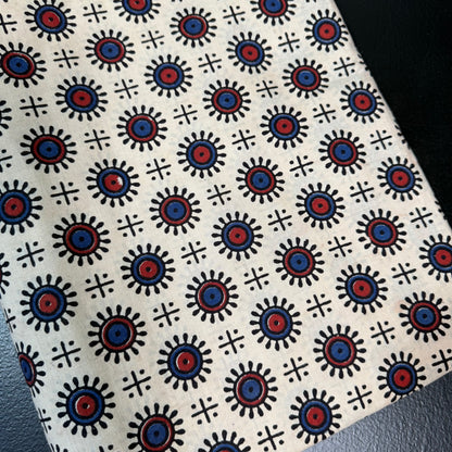 Tribal Orbit - Bagru Indian Cotton Block Print