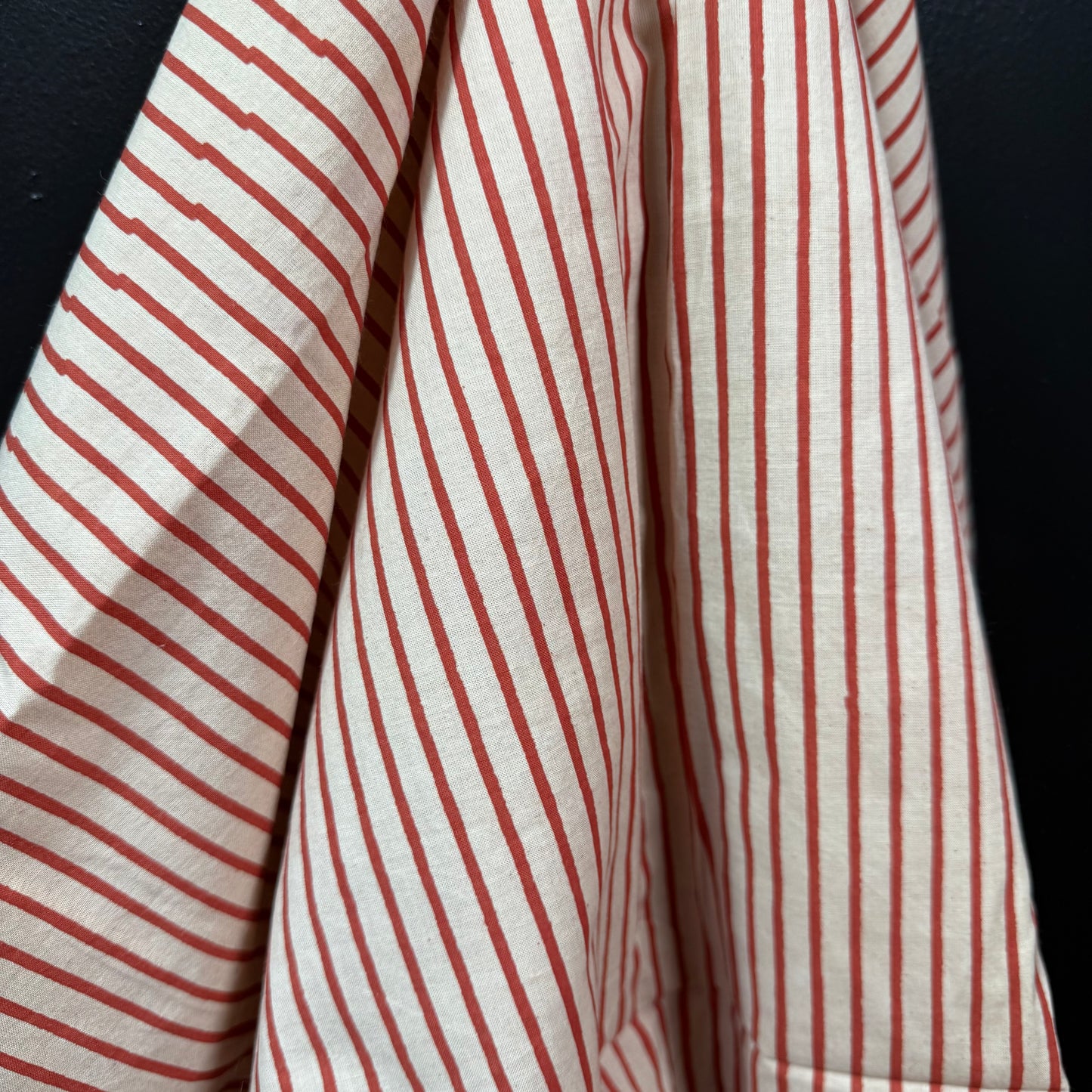 Redwood Stripe - Bagru Indian Cotton Block Print