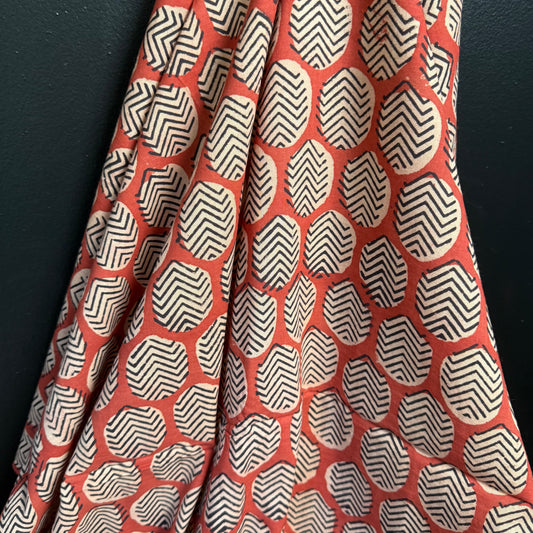 Tribal Circles - Bagru Indian Cotton Block Print