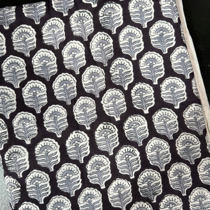 Indigo Cloud - Bagru Indian Cotton Block Print