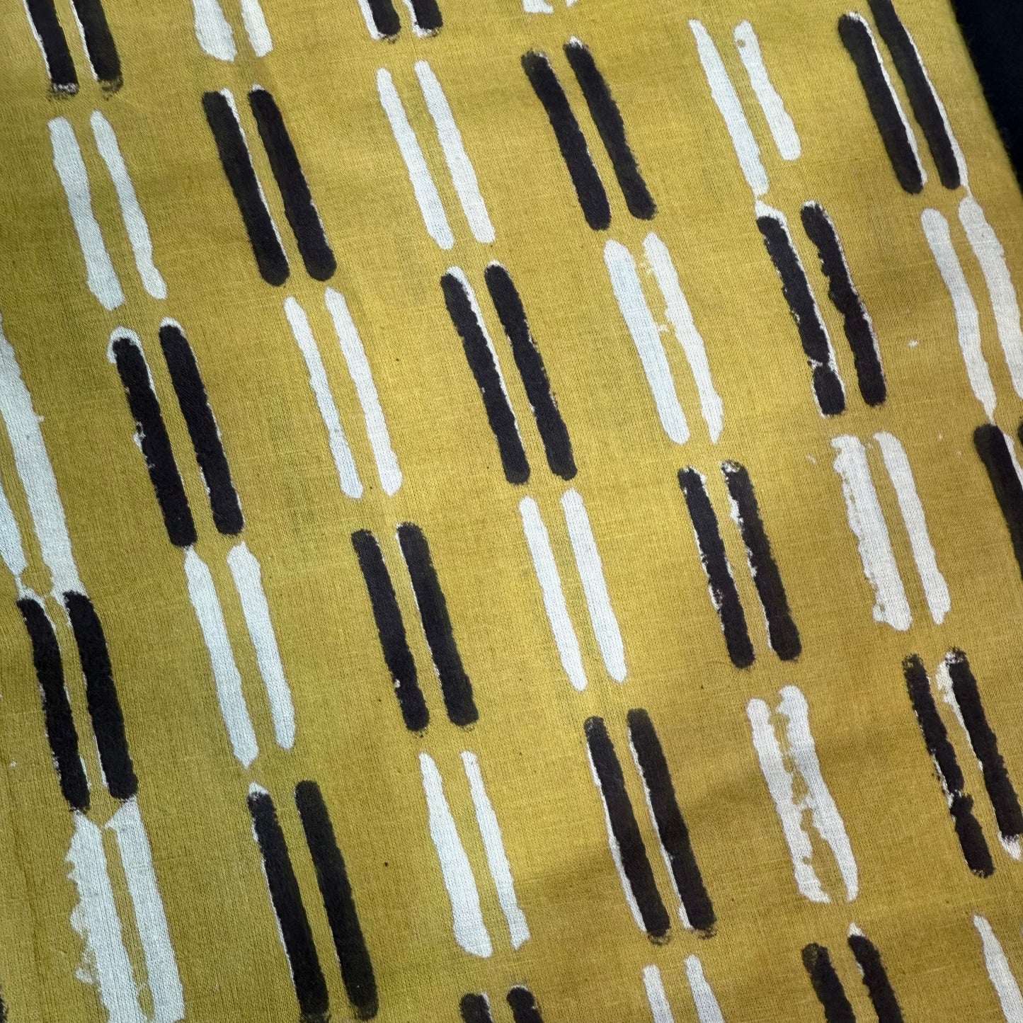Ochre Code - Bagru Indian Cotton Block Print