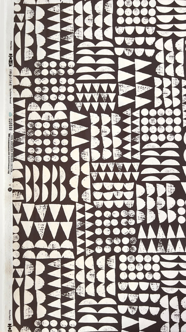 Print Patch - Gray - Imprint by Eloise Renouf - Cloud 9 Fabrics - Canvas