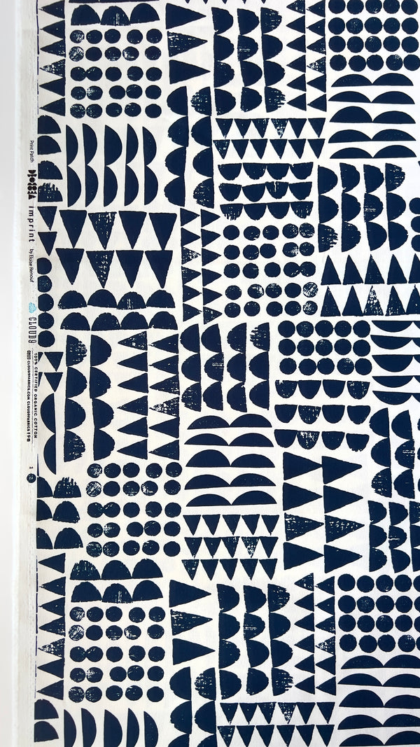 Print Patch - Blue - Imprint by Eloise Renouf - Cloud 9 Fabrics - Canvas