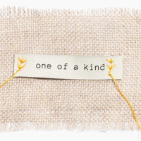 "ONE OF A KIND" Woven Label Pack - Kylie And The Machine
