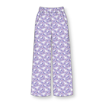Triangles - White/Blue - Jojulein Design - Foxwood - Cloud 9 Fabrics - Organic Cotton Poplin