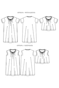 The Clover T-Shaped Dress or Top Pattern - Merchant & Mills