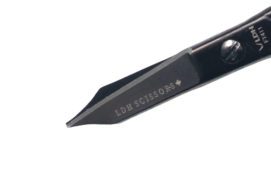 4" Midnight Edition Fine Tip Embroidery Scissors - LDH Scissors