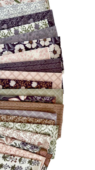Hushed Rows - Lisee Ree Designs - Midwinter Memories - Cloud 9 Fabrics - Organic Cotton Poplin