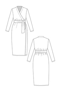 Olivia Wrap Dress - PDF Pattern - Named Clothing