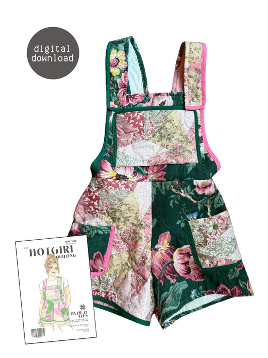 Overalls (Extension) - PDF Pattern - Hot Girl Quilting