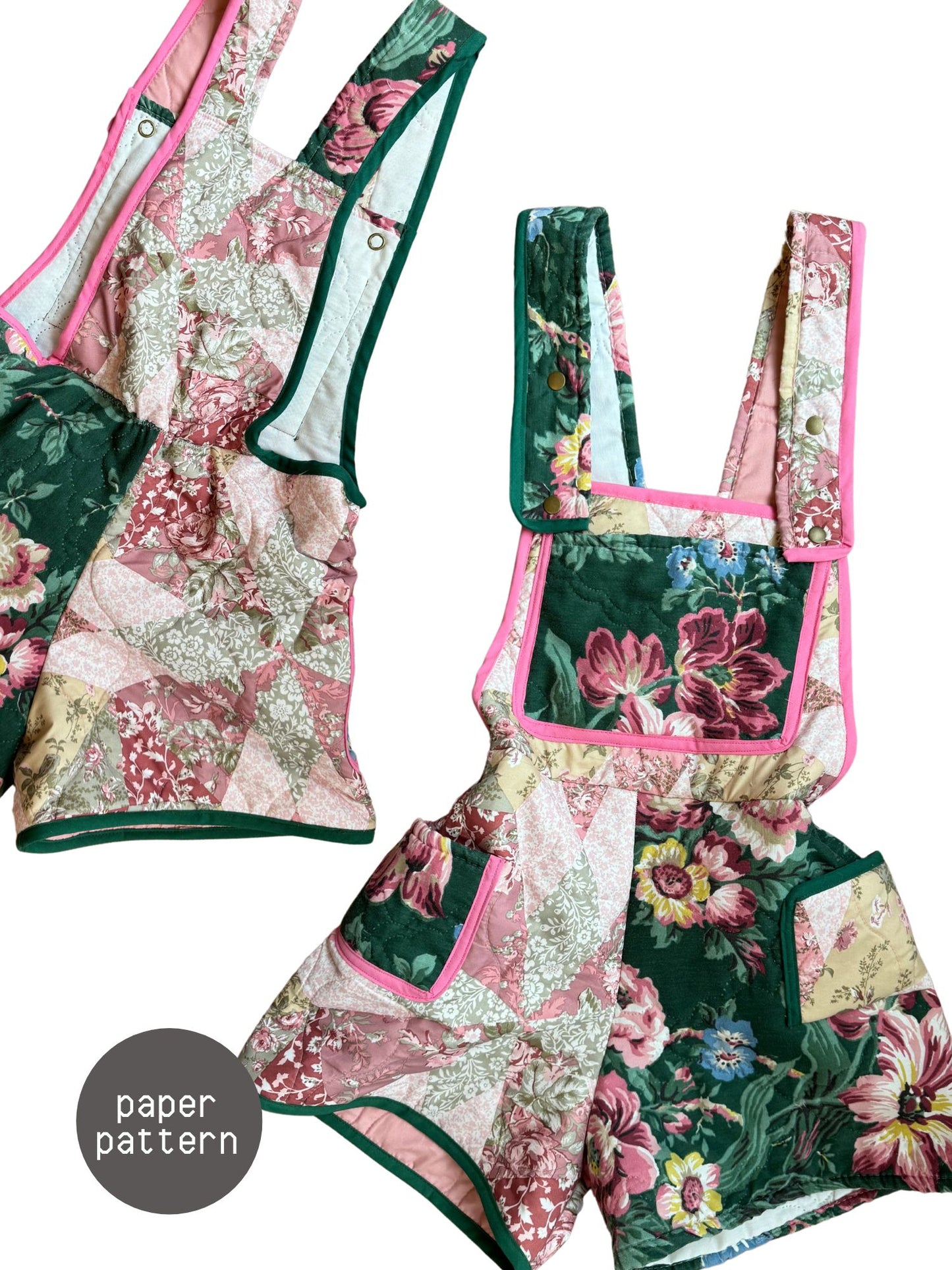 Overalls (Extension) - Paper Pattern - Hot Girl Quilting