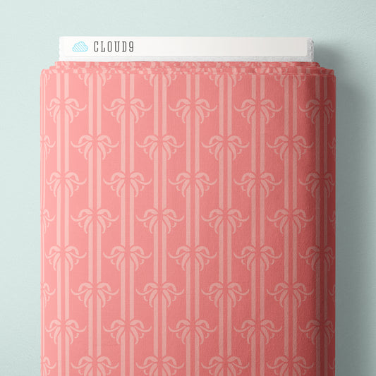Ties That Bind - Light Pink - Paint-By-Number Garden Party - Elle Crée - Cloud 9 Fabrics - Poplin