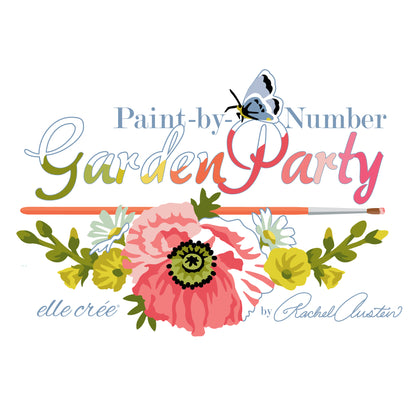 Ties That Bind - Light Pink - Paint-By-Number Garden Party - Elle Crée - Cloud 9 Fabrics - Poplin