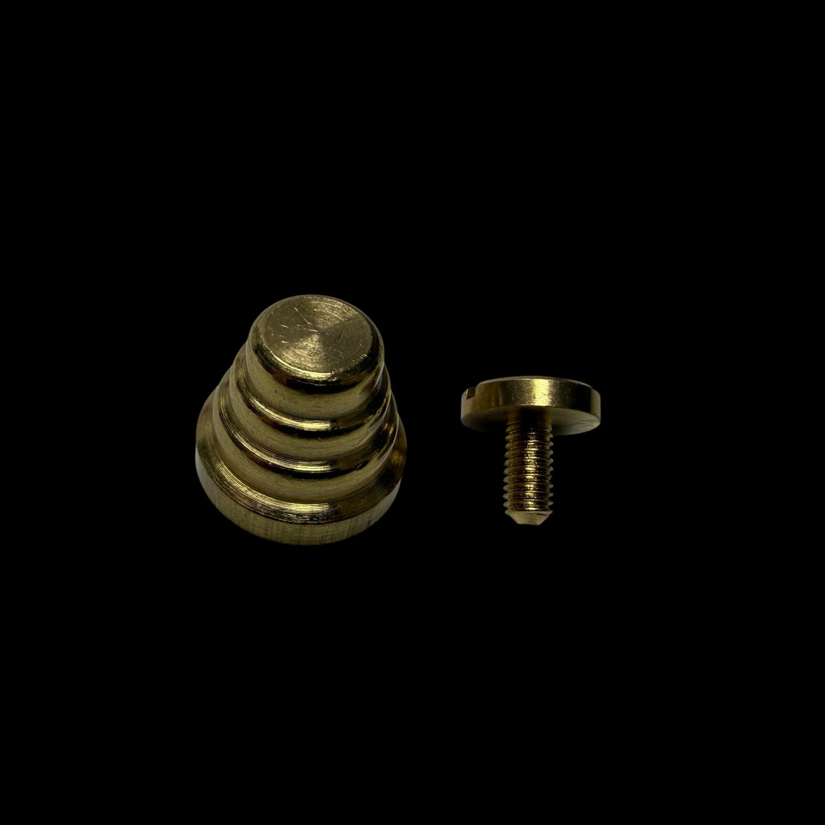 Solid Brass Screw-in Bag Feet - Premium Bucket - 12.8mm - 4 pack