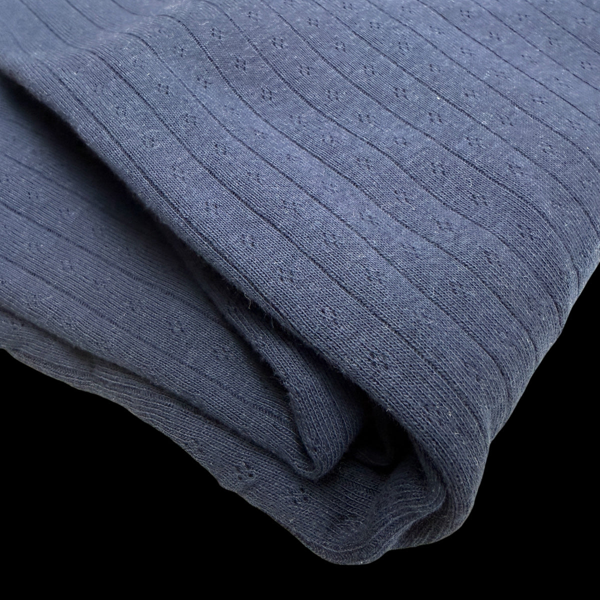 Keepsake Organic Cotton Pointelle - Navy