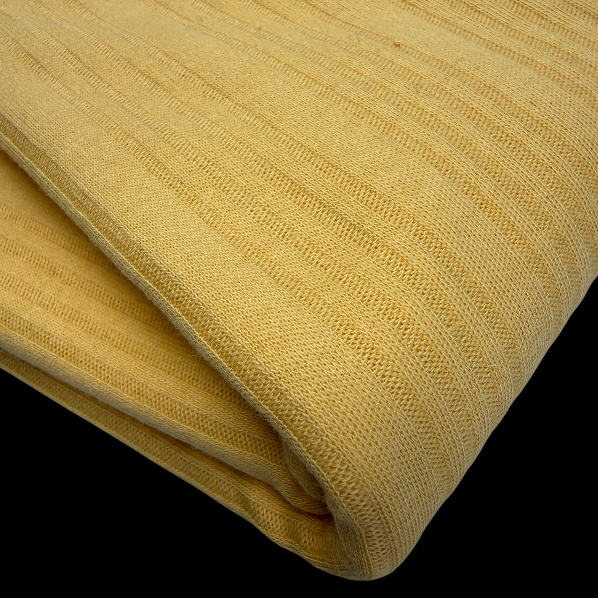 Serene Stripes Organic Cotton Pointelle - Sunflower