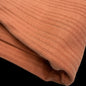 Serene Stripes Organic Cotton Pointelle - Sunbaked Coral