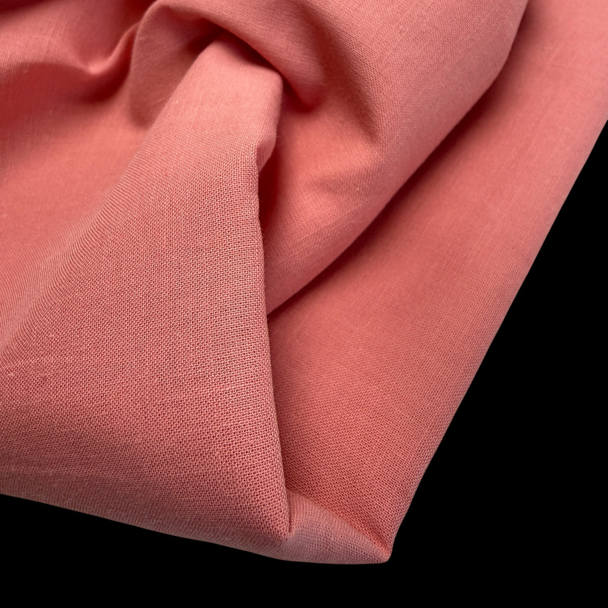 Organic Cotton Voile - 75 gsm - Coral Pink