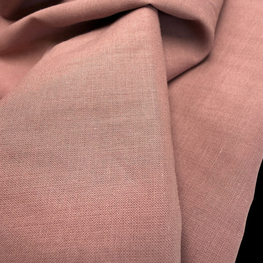Organic Cotton Voile - 75 gsm - Dusty Rose